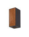 BERET * APLIQUE IP65 2L*GU10  GRIS OSCURO